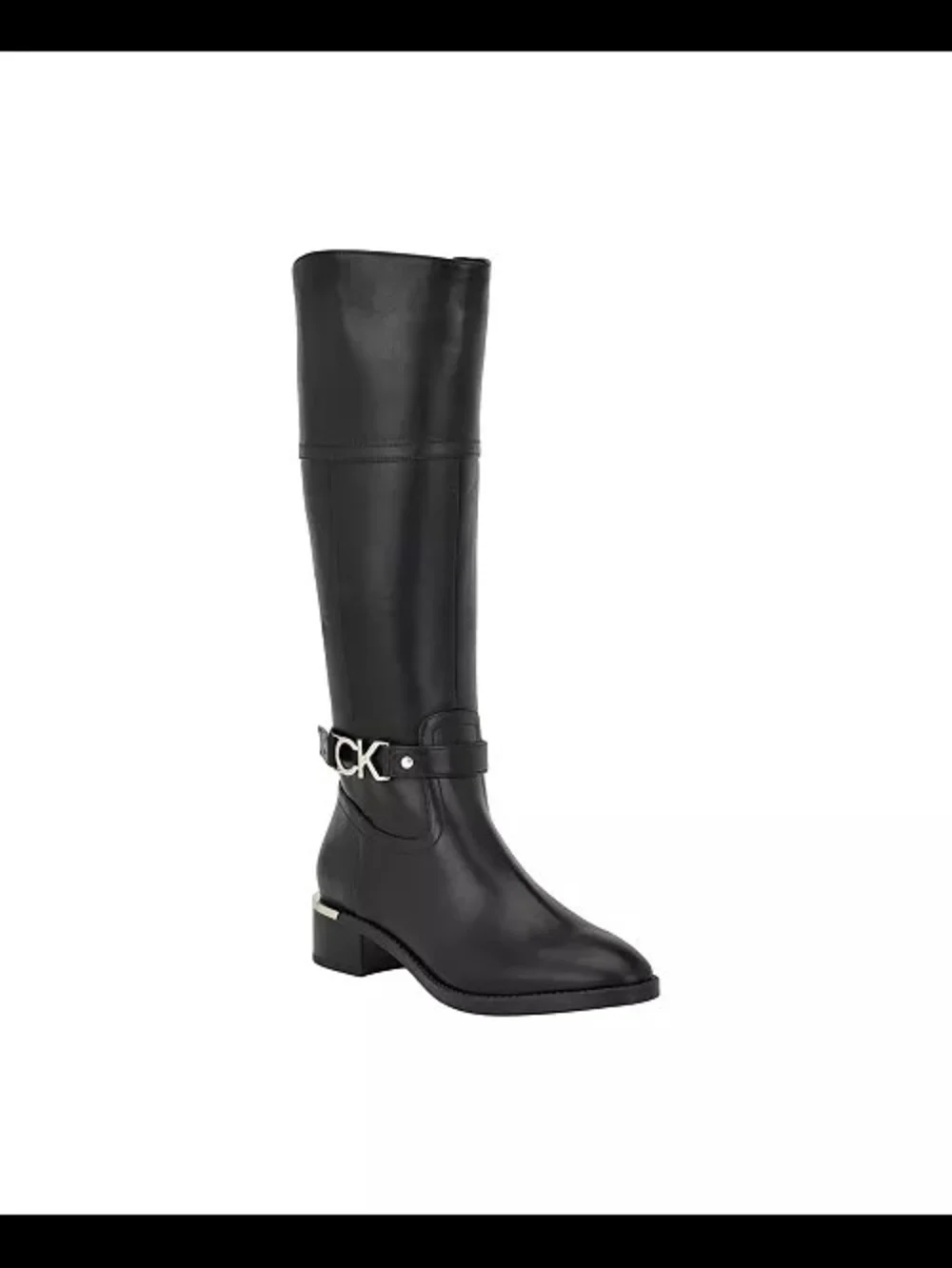 Calvin Klein Women's Daphny Tall Block Heel Boots 9m